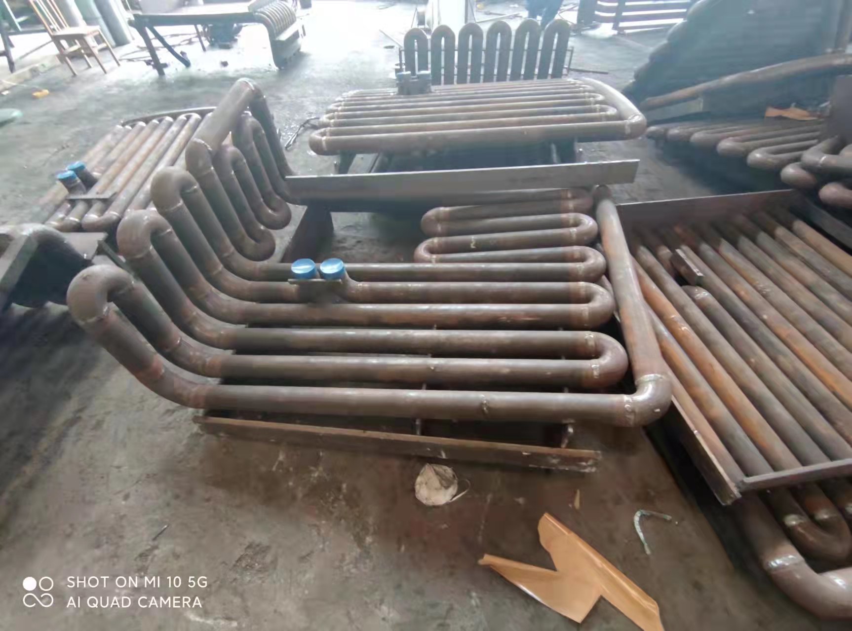 Water cooling parts of 150t electric arc furnace