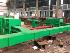 Heating furnace loading pusher