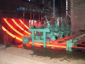 R6m-4 machines 4 streams arc continuous caster