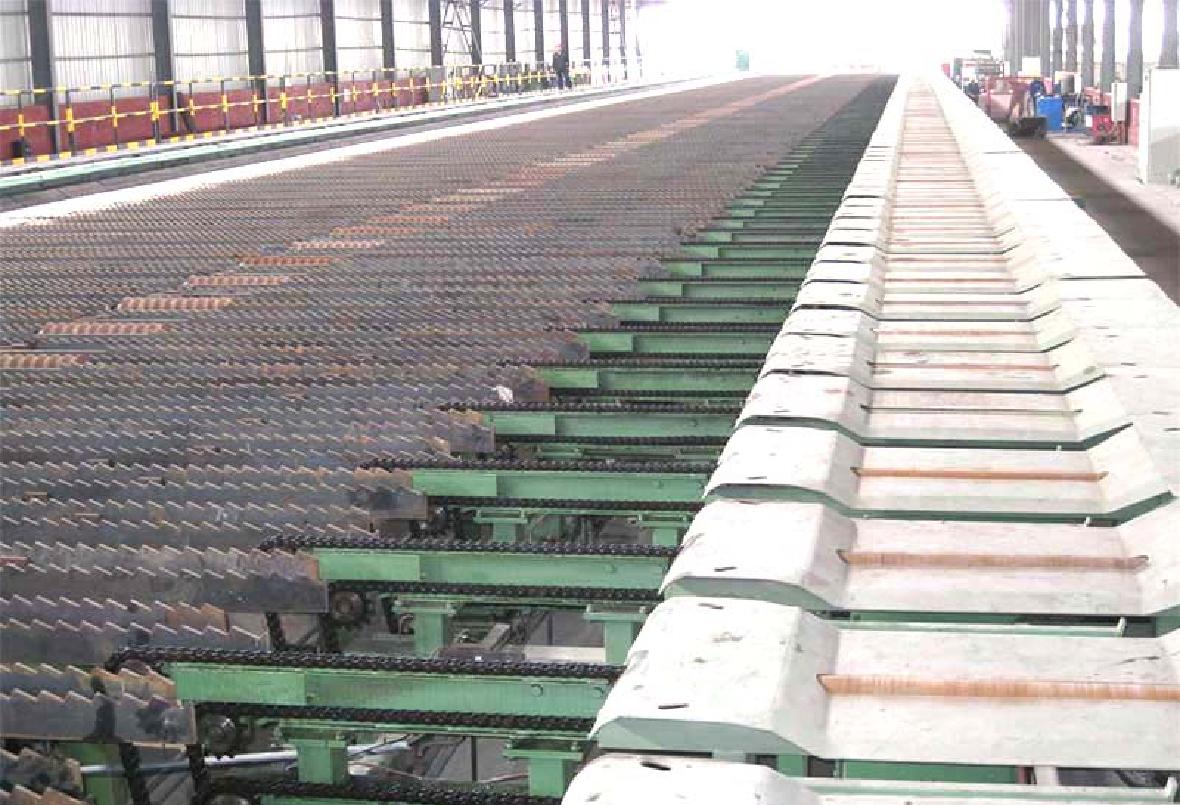 Cooling bed, walking cooling bed, skirt cooling bed